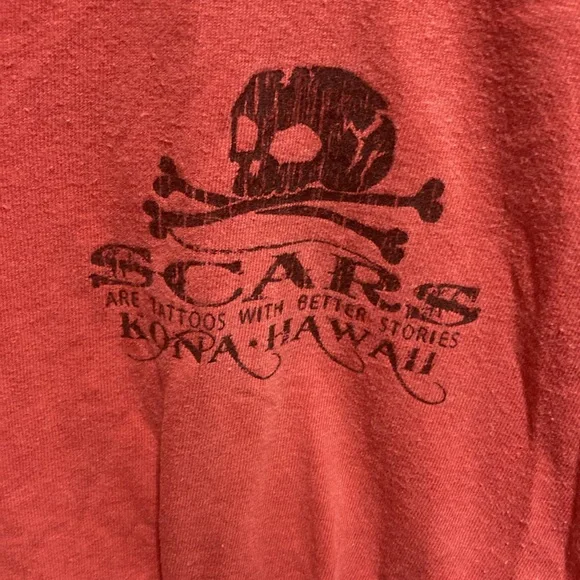Men scars skull tee size L - Picture 2 of 5